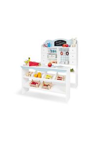 Pinolino , Wei&szlig;, Hellblau , Holzwerkstoff , 100x119x92 cm , Spielwaren, Spielzeug, Kinderk&uuml;chen & Werkb&auml;nke