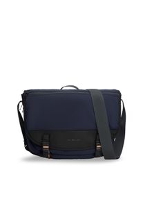 Laptoptasche Tommy Hilfiger "TH TRAVEL MESSENGER", Gr. B/H/T: 41cm x 32cm x 14cm, dunkelblau, Textil, Taschen Laptoptasche, Unisex Gesch&auml;ftstasche, Aktentasche mit &Uuml;berschlag