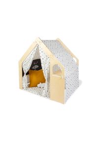Pinolino , Mehrfarbig, Kieferfarben, Birkefarben , Holz, Textil , Birke, Kiefer , 119x122x94 cm , Spielwaren, Outdoorspielzeug, Spielh&auml;user, Spielh&auml;user Holz