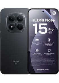 Xiaomi Smartphone "Redmi Note 15 Pro 5G 8+256", Energieeffizienz: B, schwarz, 256 GB, Mobiltelefone, Smartphone