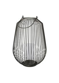 M&Ouml;BELIX M&ouml;belix , Schwarz , Metall , Glaseinsatz , Dekoration, Kerzen, Windlichter