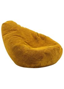 Ondega , Gelb , Textil , 280 l , F&uuml;llung: recyceltes Polystyrol (Eps) , 120x85x85 cm , Kleinm&ouml;bel, Sitzs&auml;cke