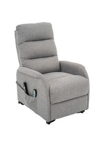 Livetastic , Grau , Metall, Textil , 68x100x94 cm , Wohnzimmer, Sessel, Relaxsessel