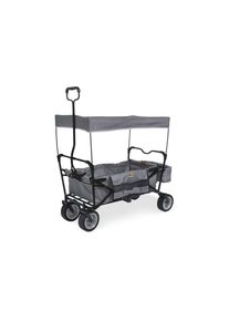 Pinolino , Grau , Metall, Textil , 59x67x124 cm , Freizeit, Camping, Bollerwagen