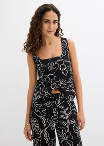 bonprix Kamizelka w stylu marynarki, czarny, 42