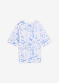 T-shirt loose fit in puro cotone biologico, Bianco, Taglia 152, bonprix