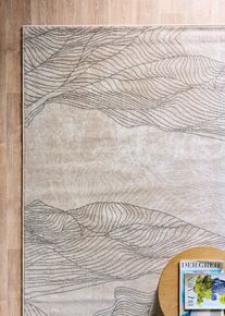 Tappeto con motivo moderno, Beige, Taglia 60x110 cm, bonprix