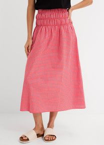 bonprix Sp&oacute;dnica maxi z elastycznej mieszanki bawełny, r&oacute;żowy, 42