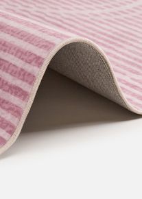 Tappeto in fantasia grafica, rosa, Taglia 60x90 cm, bonprix