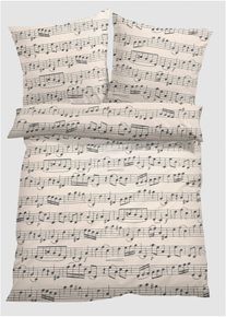 Biancheria da letto in linone, Beige, Taglia 135x200 cm, bonprix
