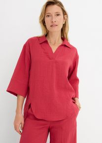 Tunica in misto viscosa morbido, Rosso, Taglia 54, bonprix