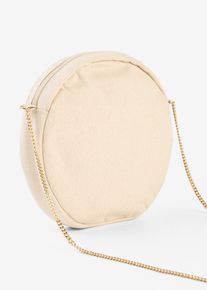 Borsa a tracolla tonda piccola, Beige, Taglia 23x23 cm, bonprix