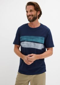 T-shirt in puro cotone biologico (pacco da 2), Blu, Taglia 60/62 (XXL), bonprix