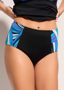 Slip a vita alta per bikini, Nero, Taglia 60, bonprix