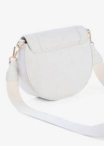 Borsa a tracolla con cuciture decorative, Beige, Taglia 17x23 cm, bonprix