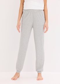 Pantaloni da casa in leggera viscosa a coste, Grigio, Taglia 46/48 (M), bonprix
