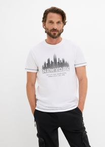 T-shirt in puro cotone biologico, Bianco, Taglia 60/62 (XXL), bonprix
