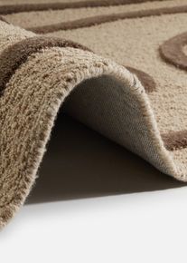 Tappeto kilim con motivo moderno, Marrone, Taglia 50x90 cm, bonprix