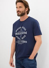 T-shirt in puro cotone biologico, Blu, Taglia 56/58 (XL), bonprix