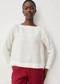 Tunica in puro lino, Bianco, Taglia 56, bonprix
