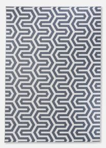 Tappeto con motivo moderno, Grigio, Taglia 60x90 cm, bonprix