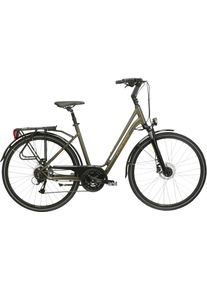 Cityrad KROSS "Sentio 4.0" Gr. 51, braun (braun, schwarz), Fahrr&auml;der, 51cm, 28 Zoll (71,12cm) hinten: 28 Zoll (71,12cm), Cityrad