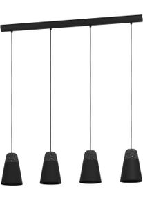 Eglo H&auml;ngeleuchte "CANTERRAS", schwarz, H: 110cm, 1 Stk., Leuchten, H&auml;ngeleuchte in schwarz aus Stahl - exkl. E27 - 40W, H&auml;ngeleuchte