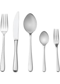 R&ouml;sle Besteck-Set R&Ouml;SLE "PASSION", silber (edelstahlfarben), 30 tlg., Edelstahl 18/10, Essbesteck-Sets, Besteck-Set, sp&uuml;lmaschinengeeignet