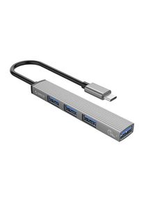 ORICO AH-13 USB-C Hub Docking Station 1x USB-A 3.0 + 3x USB-A 2.0 - Gray