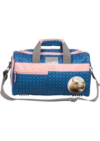 Sporttasche School-Mood "Mila (Pferd)", M&auml;dchen, Gr. B/H/T: 39cm x 20cm x 22cm, blau (mila), Polyester, Taschen Sporttasche