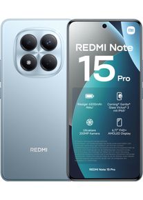 Xiaomi Smartphone "Redmi Note 15 Pro 8+256", Energieeffizienz: B, glacier blau, 256 GB, Mobiltelefone, Smartphone