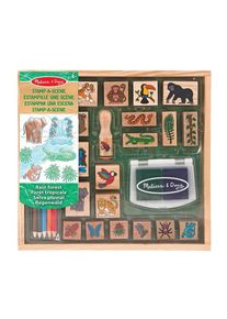 Melissa & Doug Melissa & Doug Wooden Stamp-A-Scene Rain Forest