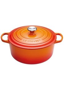 Le Creuset Signature Casserole round 22 cm orange