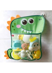Kids Tidy Organizer Storage Suction Bag Water Toys Bathroom Bathtub Doll Hanging Bag Dinosaur Animal Baby Bath Toys Basket Mesh