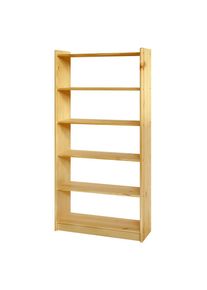 Livetastic , Naturfarben , Holz , Kiefer,Kiefer , massiv,massiv , 4 F&auml;cher , 80x170x30 cm , stehend, in verschiedenen Gr&ouml;&szlig;en erh&auml;ltlich , Kleinm&ouml;bel, Regale, B&uuml;cherregale