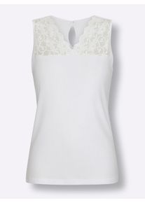 w&auml;schepur Damen Blazershirt in wei&szlig; ,Gr&ouml;&szlig;e 38, Witt, 50% Baumwolle, 50% Modal