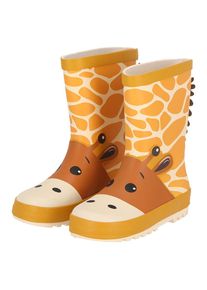 Gummistiefel XQ FOOTWEAR "KINDER STIEFEL", M&auml;dchen, Gr. 23/24, bunt (multi color), Obermaterial: 100% Gummi, gemustert, Schuhe Gummistiefel, Regenschauer ist kein Hindernis