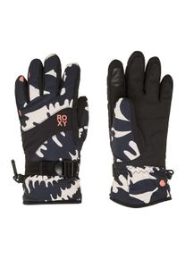 Snowboardhandschuhe Roxy "Roxy Jetty Girl", Damen, Gr. S, schwarz big flower, Obermaterial: 50% Microfaser, 50% Polyurethan;, Handschuhe Snowboardhandschuhe