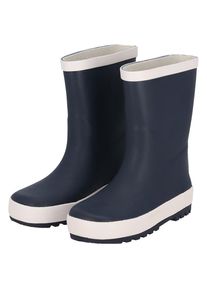 Gummistiefel XQ FOOTWEAR "KINDER STIEFEL", M&auml;dchen, Gr. 23/24, blau (navy), Obermaterial: 100% Gummi, unifarben, Schuhe Gummistiefel, Wasserdichte Regenstiefel mit herausnehmbarer Sohle