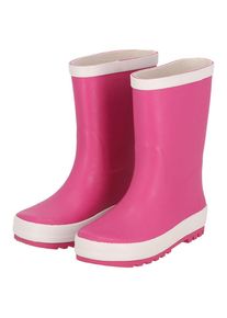 Gummistiefel XQ FOOTWEAR "KINDER STIEFEL", M&auml;dchen, Gr. 35/36, pink (fuchsia), Obermaterial: 100% Gummi, unifarben, Schuhe Gummistiefel, Wasserdichte Regenstiefel mit herausnehmbarer Sohle
