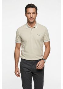 Poloshirt BOSS Green "Paddy", Herren, Gr. XL, beige (light beige274), Jersey, Obermaterial: 100% Baumwolle, regular fit, hoch geschlossener Ausschnitt, eng B&uuml;ndchen, Shirts Poloshirt, atmungsaktive Piqu&eacute;-Webstruktur, Flachstrickkragen, gerader Schnitt