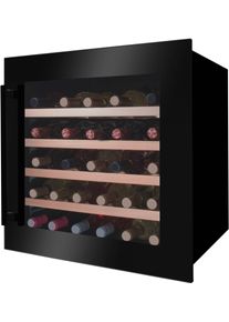 Amica Einbauweink&uuml;hlschrank "WK 341 210 S", Energieeffizienz: G, schwarz, B:59cm H:59,5cm T:60,8cm, Weink&uuml;hlschr&auml;nke, LED-Beleuchtung, Einbauweink&uuml;hlschrank