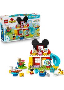 Konstruktionsspielsteine Lego "Micky Maus Wunderhaus mit Minnie und Pluto (10465), Lego DUPLO Disney&trade;", bunt, Spielbausteine, Kinder, Kunststoff, Konstruktionsspielsteine
