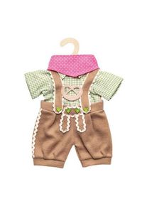 Heless Doll clothes Lederhosen with shirt and scarf 35-45 cm