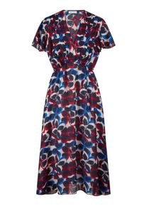 St. Emile - Kleid mit V-Ausschnitt, blau, Gr. 36, Viskose