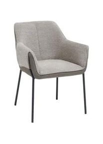 Armlehnstuhl Chloe Braun/Dunkelbraun