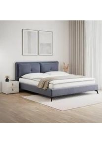 Polsterbett Sleepy Graublau ca. 180x200 cm