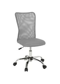 Jugenddrehstuhl Kiddy Net ca. 54x88-98x54 cm Grau