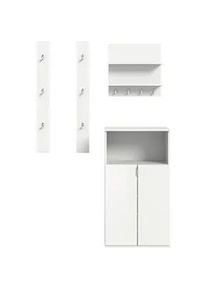 Garderobe Projekt X 4-tlg. Wei&szlig;