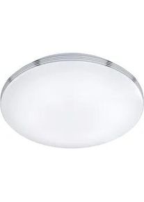 Trio Badezimmer-Deckenleuchte Apart in Wei&szlig;/Chrom max. 24 Watt Deckenlampe